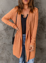 Load image into Gallery viewer, Ribbed Open Front Cardigan
