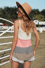 Load image into Gallery viewer, Color Block Knit Tank Top
