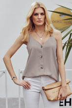 Load image into Gallery viewer, Tie Dye Buttoned Tank Top
