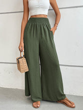 Load image into Gallery viewer, Wide Waistband Relax Fit Long Pants
