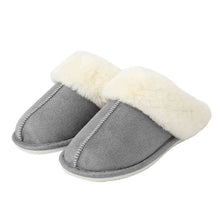 Load image into Gallery viewer, Faux Suede Center Seam Slippers
