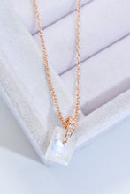 Load image into Gallery viewer, 925 Sterling Silver Natural Moonstone Pendant Necklace

