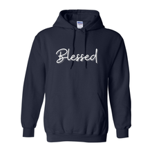 Load image into Gallery viewer, Blessed Hoodie  (White Lettering)
