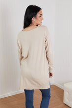 Load image into Gallery viewer, Zenana Sweater Weather Full Size Center Seam Tunic Sweater
