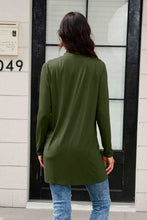 Load image into Gallery viewer, Basic Bae Full Size Open Front Long Sleeve Cardigan with Pockets
