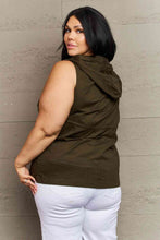 Load image into Gallery viewer, Zenana More To Come Full Size Military Hooded Vest
