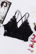Load image into Gallery viewer, Lace Crochet Crisscross Bralette
