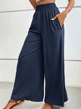 Load image into Gallery viewer, Wide Waistband Relax Fit Long Pants
