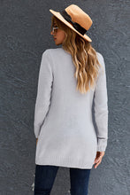 Load image into Gallery viewer, Button Pocket Cable Knit Cardigan
