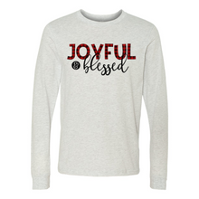 Load image into Gallery viewer, Joyful &amp; Blessed Long Sleeve Tee
