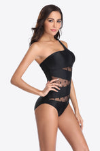 Load image into Gallery viewer, One-Shoulder Sleeveless One-Piece Swimsuit
