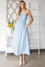Load image into Gallery viewer, HEYSON French Riviera Textured Woven Sleeveless Dress
