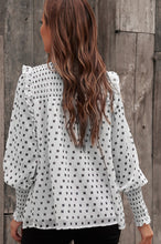 Load image into Gallery viewer, Smocked Ruffle Trim Blouse

