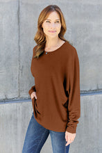 Load image into Gallery viewer, Double Take Full Size Round Neck Long Sleeve T-Shirt
