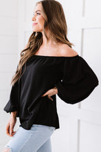 Load image into Gallery viewer, Off-Shoulder Balloon Sleeve Top
