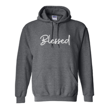 Load image into Gallery viewer, Blessed Hoodie  (White Lettering)
