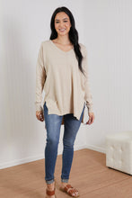 Load image into Gallery viewer, Zenana Sweater Weather Full Size Center Seam Tunic Sweater
