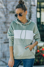 Load image into Gallery viewer, Two-Tone Dropped Shoulder Drawstring Hoodie
