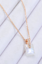 Load image into Gallery viewer, 925 Sterling Silver Natural Moonstone Pendant Necklace
