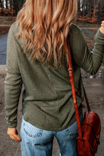 Load image into Gallery viewer, V-Neck Long Sleeve Ribbed Top
