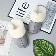 Load image into Gallery viewer, Faux Suede Center Seam Slippers
