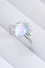 Load image into Gallery viewer, 925 Sterling Silver Moonstone Ring
