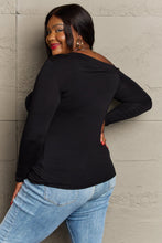 Load image into Gallery viewer, Culture Code Fall For You Full Size Asymetrical Neck Long Sleeve Top

