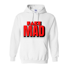 Load image into Gallery viewer, Red Retro Fake Mad Hoodie
