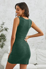 Load image into Gallery viewer, Full Size Twist Front Tulip Hem Cutout Dress
