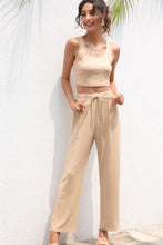 Load image into Gallery viewer, Tank Top, Wide Pants and Cover Set
