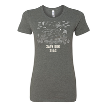 Load image into Gallery viewer, Save Our Seas Fitted Tee
