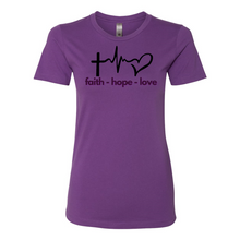Load image into Gallery viewer, Faith Hope Love Boyfriend Tee
