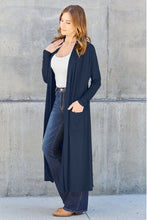 Load image into Gallery viewer, Basic Bae Full Size Open Front Long Sleeve Cover Up
