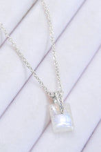 Load image into Gallery viewer, 925 Sterling Silver Natural Moonstone Pendant Necklace
