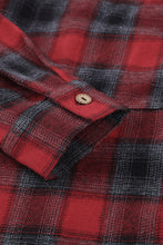 Load image into Gallery viewer, Oversized Plaid Button Down Flannel
