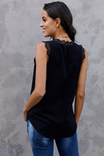 Load image into Gallery viewer, Eyelash Lace V-Neck Tank Top
