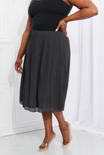 Load image into Gallery viewer, Zenana Full Size Romantic At Heart Pleated Chiffon Midi Skirt
