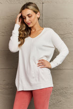 Load image into Gallery viewer, Zenana Sweater Weather Full Size Center Seam Tunic Sweater
