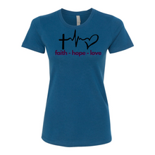 Load image into Gallery viewer, Faith Hope Love Boyfriend Tee
