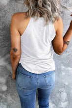 Load image into Gallery viewer, Curved Hem Grecian Tank Top
