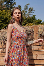 Load image into Gallery viewer, Ditsy Floral Spaghetti Strap Maxi Dress
