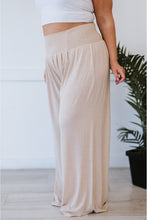 Load image into Gallery viewer, Zenana Easy Breezy Full Size Palazzo Pants in Beige
