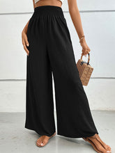 Load image into Gallery viewer, Wide Waistband Relax Fit Long Pants
