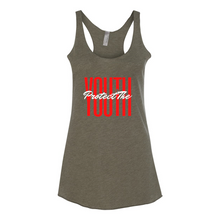 Load image into Gallery viewer, Protect The Youth Triblend Racerback Tank
