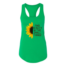Load image into Gallery viewer, Beauty In The Small Things Racerback Tank
