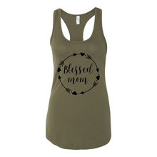 Load image into Gallery viewer, Blessed Mom Racerback Tank
