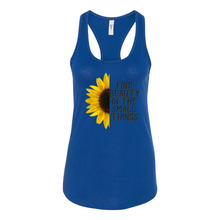 Load image into Gallery viewer, Beauty In The Small Things Racerback Tank
