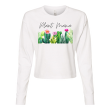 Load image into Gallery viewer, Plant Mama Long Sleeve Crop
