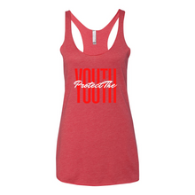 Load image into Gallery viewer, Protect The Youth Triblend Racerback Tank
