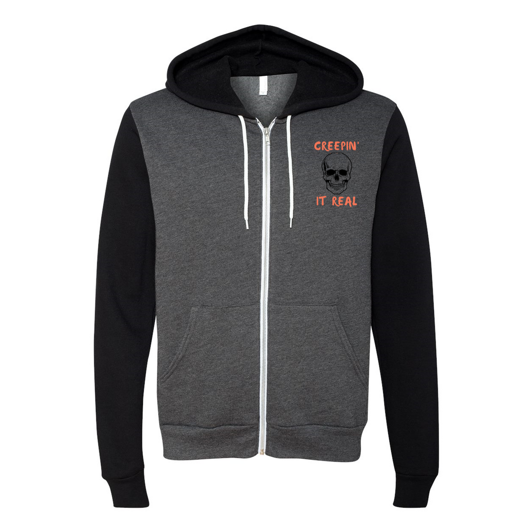 Creepin' It Real Zip Up Hoodie